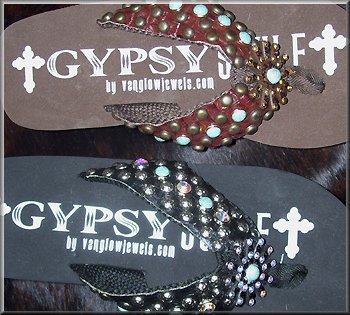 Reduced Sale Prices!Crystal Flip-Flops